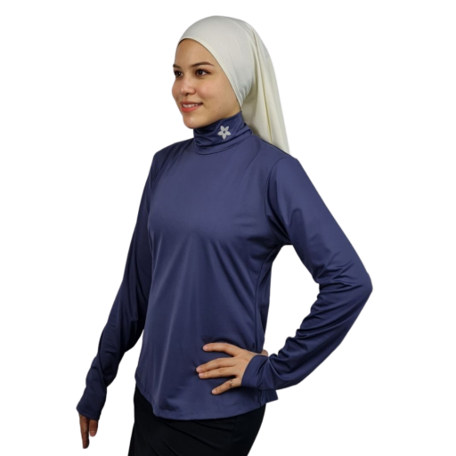 High Collared Sports Top