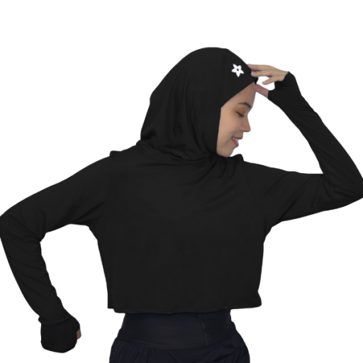 Crop Top with Sports Hijab