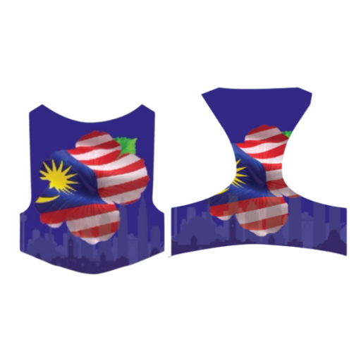 Tudung Sukan Hooda Malaysia (Biru)