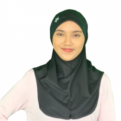 Sports Hijab with Glitter Headband