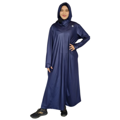 Hooded Abaya with Pockets