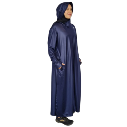 Hooded Abaya with Pockets