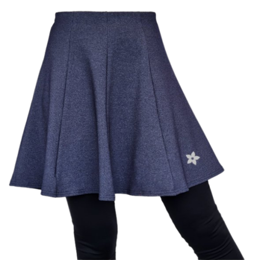 Skirt Sukan - Fun dan Flair (Biru Gelap)