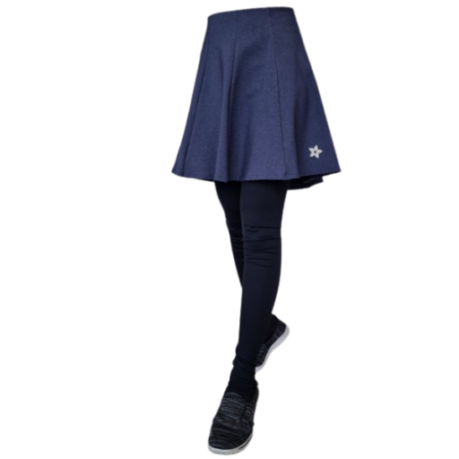 Sports Skirt - Fun & Flair  (Heather Navy Blue)