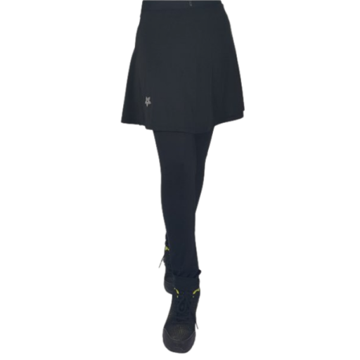 Black Skirt Compression Pants