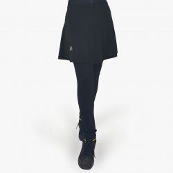 Black Skirt Compression Pants