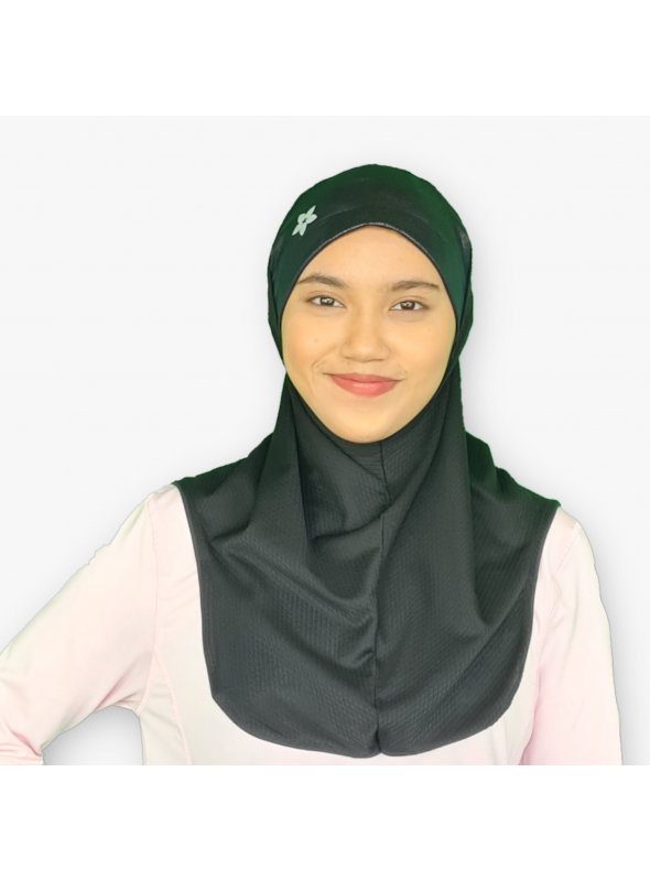 Sports Hijab with Glitter Headband